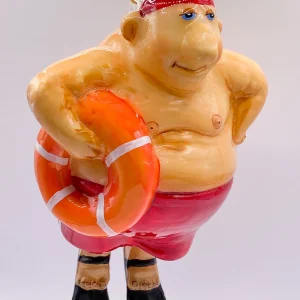 Komozja Rettungsschwimmer, Karikatur MOSTOWSKI KOMOZJA
