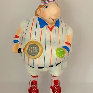 Komozja Tennisspieler, Karikatur MOSTOWSKI KOMOZJA