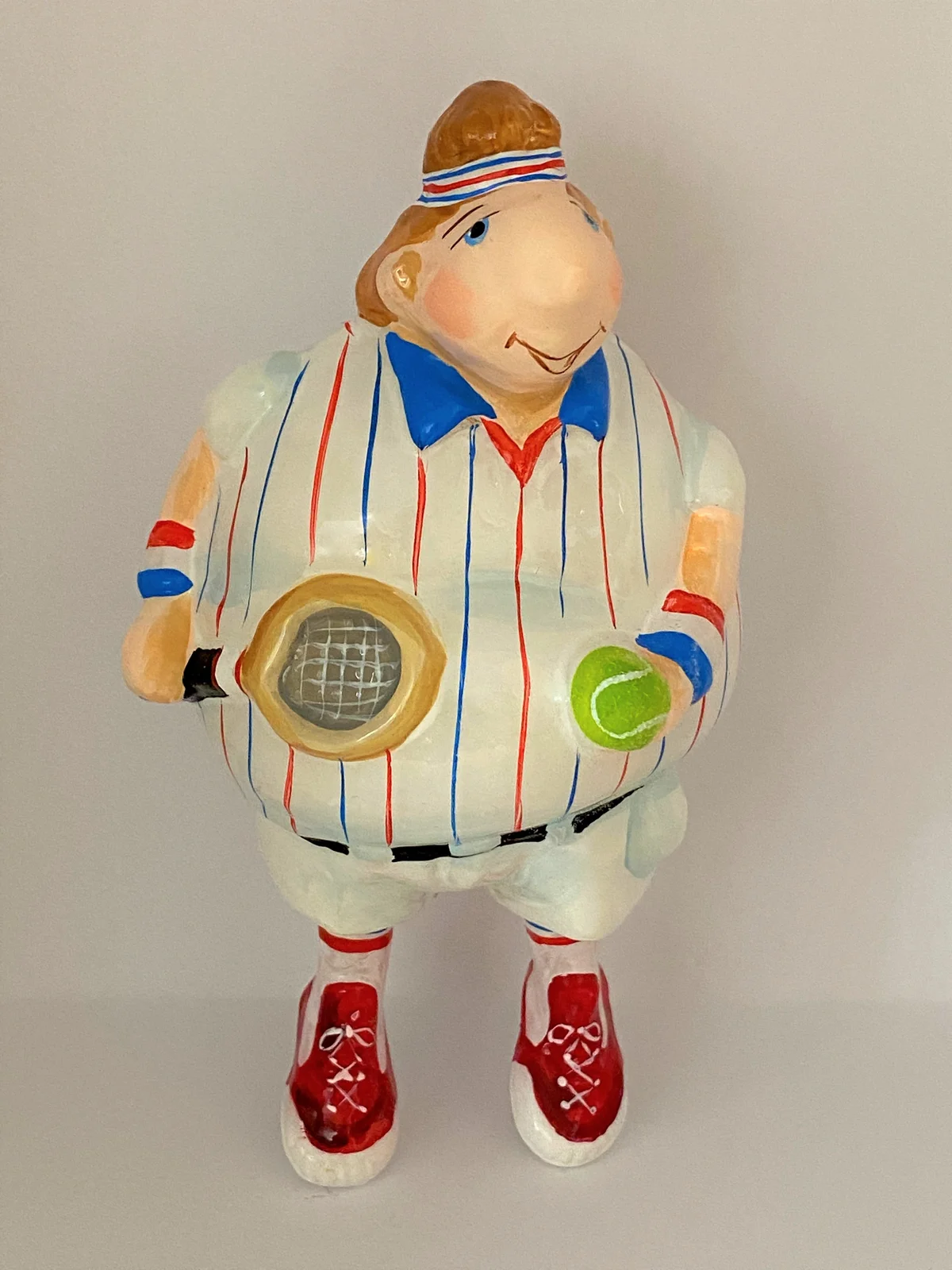 Komozja Tennisspieler, Karikatur MOSTOWSKI KOMOZJA