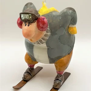 Komozja Rasender Skifahrer, Karikatur, MOSTOWSKI KOMOZJA