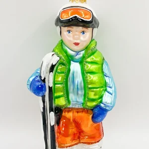 Impuls Junge mit Skiern