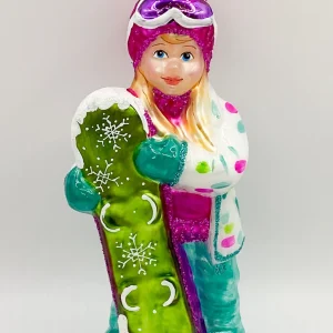 Impuls Mädchen mit Snowboard