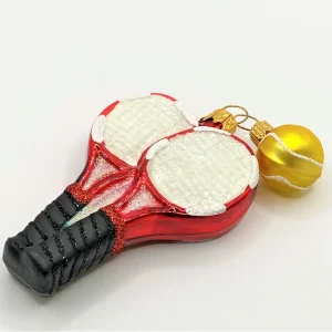 Glaspol Tennisschläger mit kleinem Tennisball