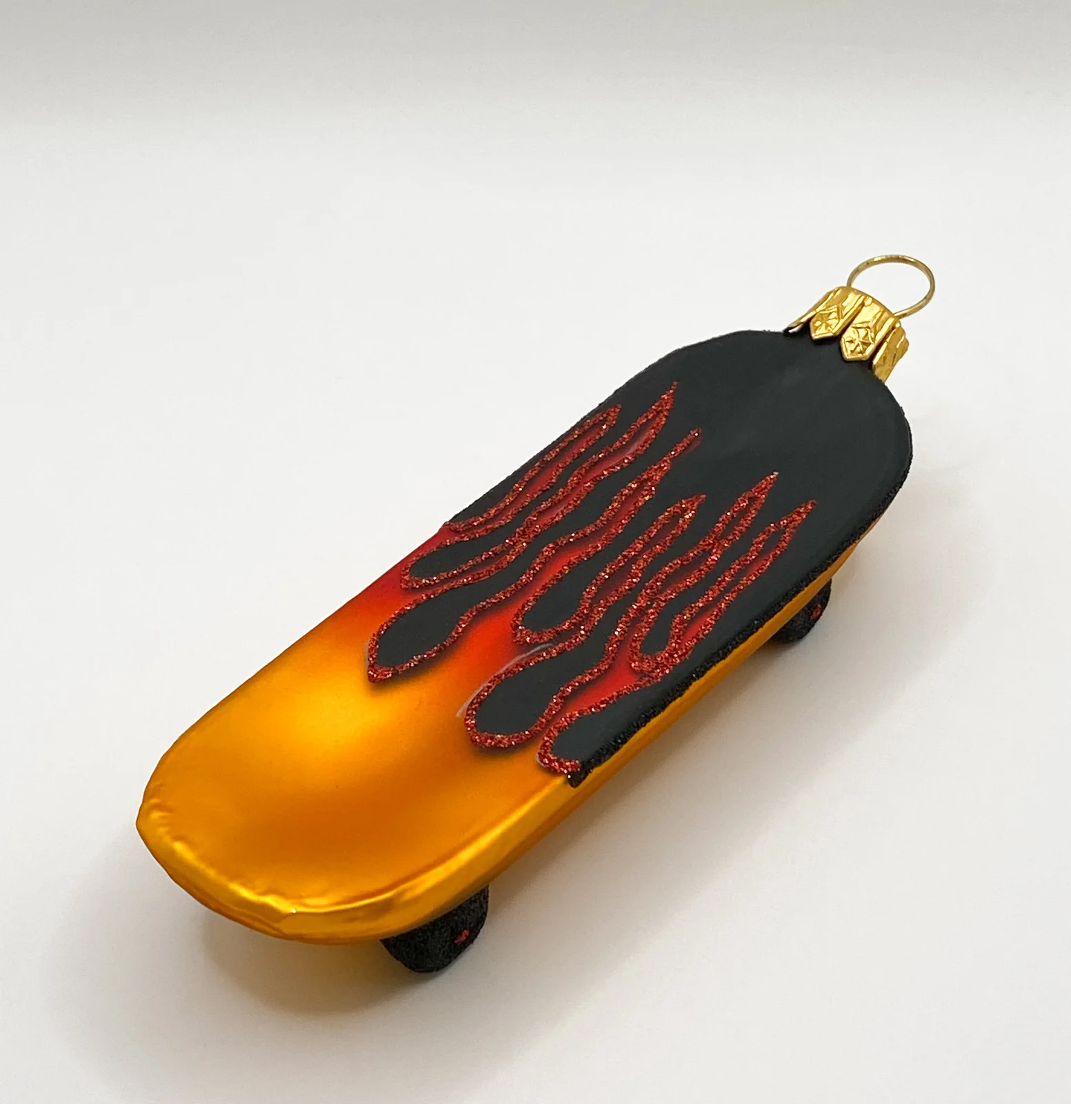 Impuls Rollbrett mit Flammendekor, Skate-Board