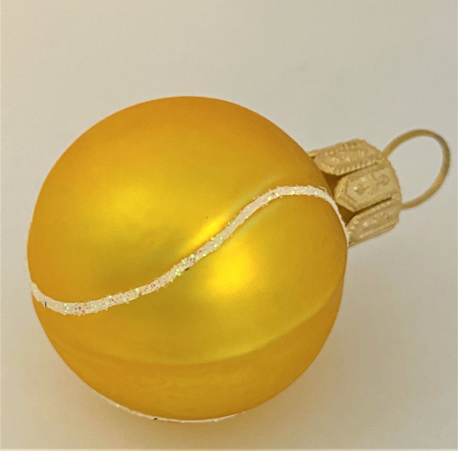 Glaspol Kleiner gelber Tennisball