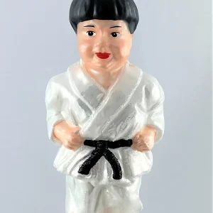 Impuls Karate-Kämpfer mit schwarzem Gürtel