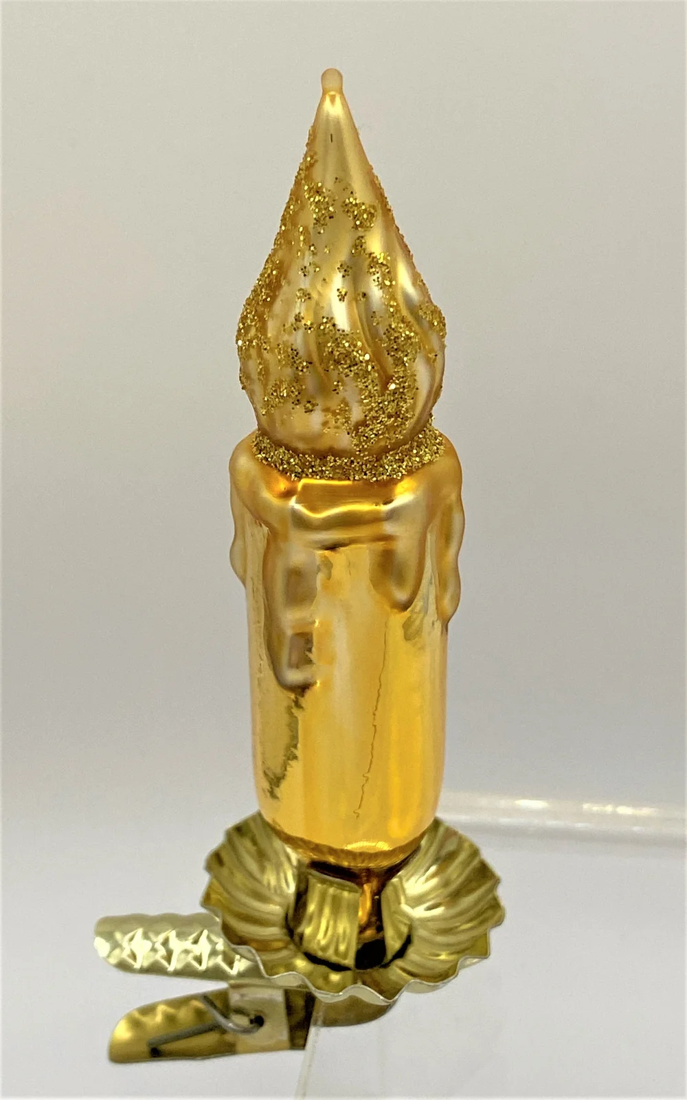 ANVA Goldene Kerze auf Clip