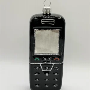 Glaspol Schwarzes Handy