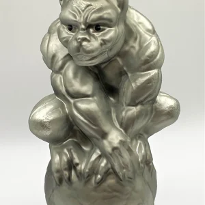 Wiktoria Gargoyle, gotischer Wasserspeier, grau