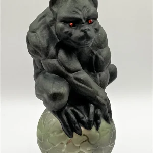 Wiktoria Gargoyle, gotischer Wasserspeier, schwarz