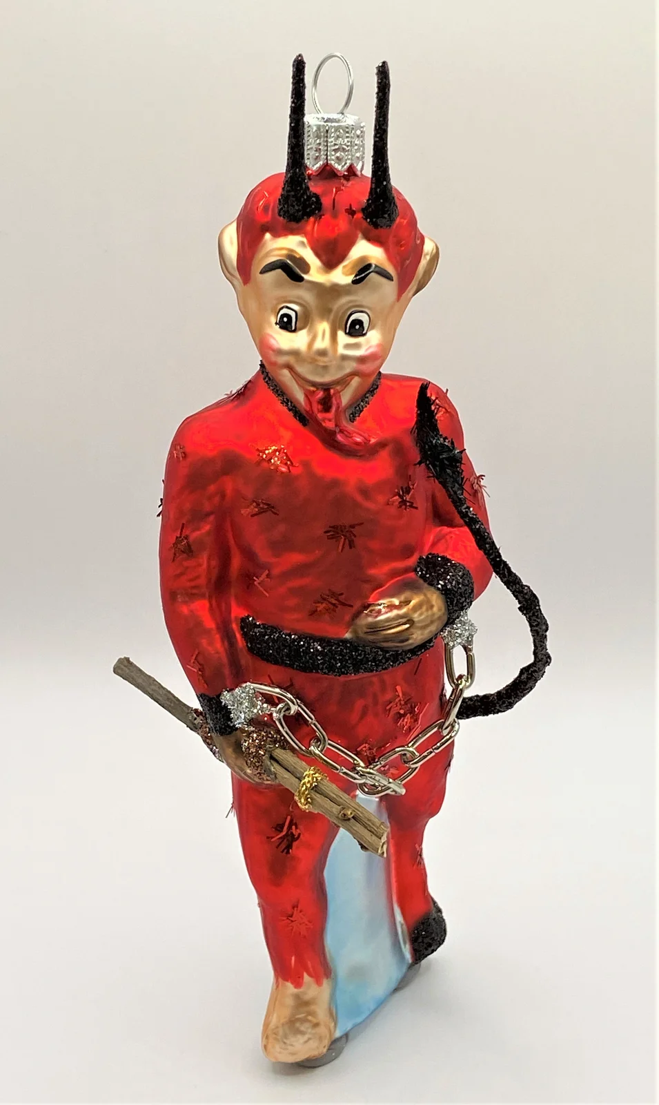 Hanco Roter Teufel mit Rute und Kette, Krampus