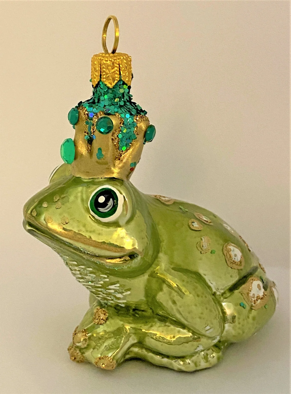 GMC Hellgrüner Froschkönig mit Krone