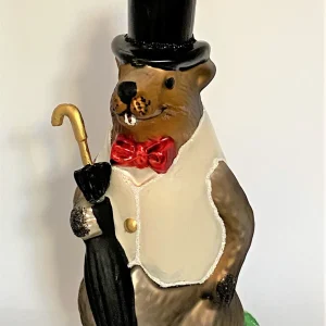 Christmas Inspiration Murmeltier geht spazieren