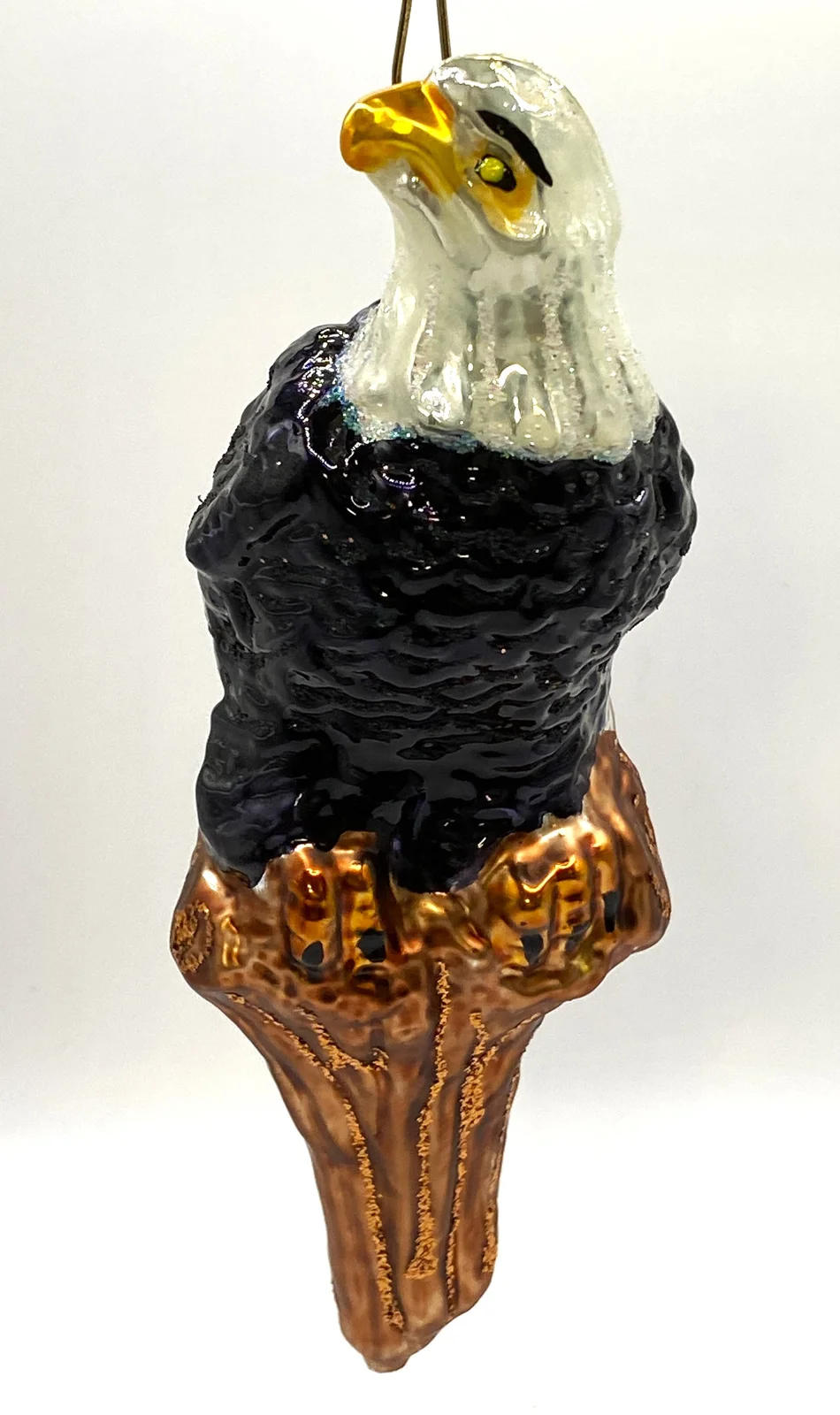Glassware Weisskopfseeadler auf Ast