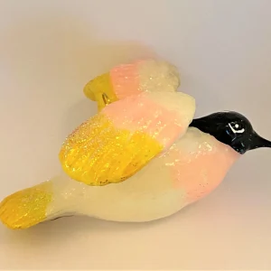 Koronex Fliegende Taube hell mit gelb-rosa Flügel