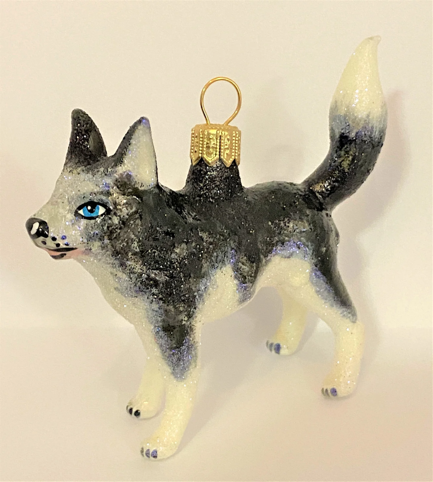 Wiktoria Schwarz-weisser Husky