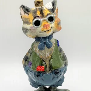 Atlas Lustige Tigerkatze mit Brille, AtlasArt