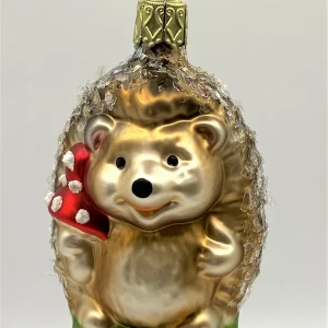 Inge-Glas Papa Igel bringt der Mama Igel einen Fliegenpilz