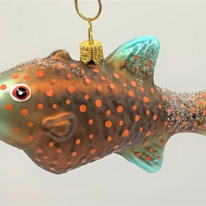 GMC Getupfter Fisch mit türkisfarbenen Flossen