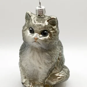 GMC Grau-weisse Perser-Katze