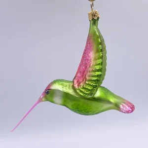 GMC Grüner fliegender Kolibri mit pinkem Schnabel