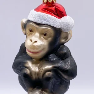 Hanco Der Schimpanse freut sich auf Weihnachten