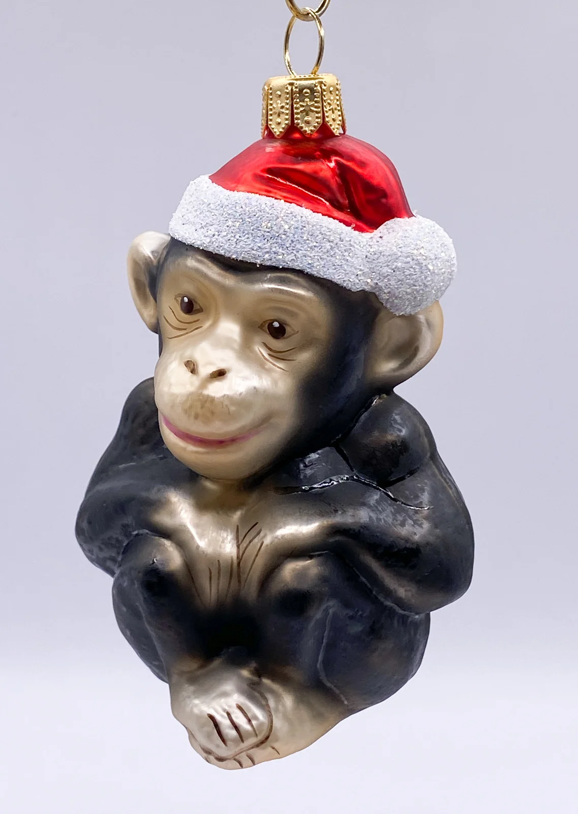 Hanco Der Schimpanse freut sich auf Weihnachten