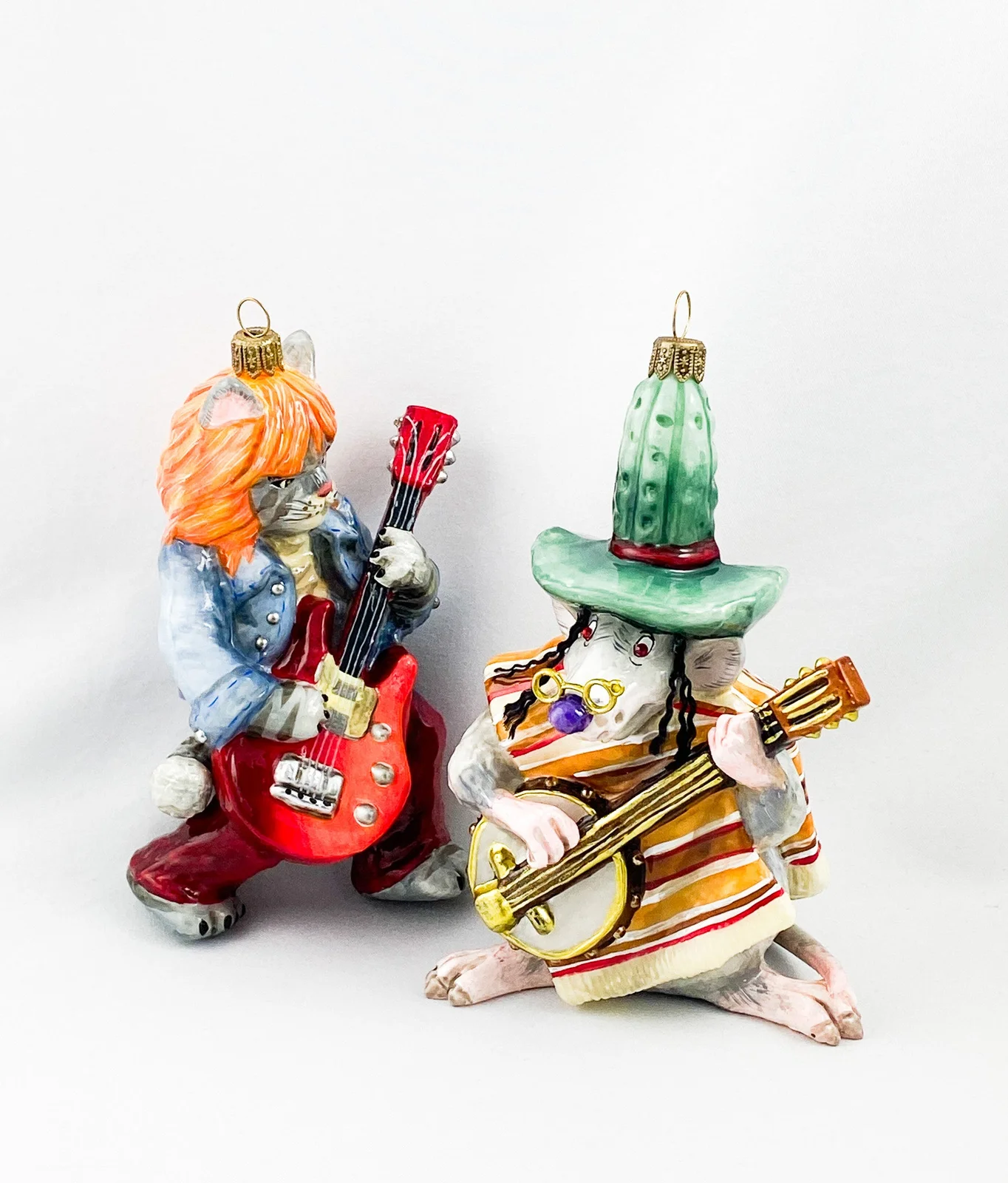 AtlasArt Der Kater und die Ratte musizieren zusammen, AtlasArt