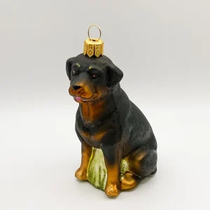 Hanco Sitzender Rottweiler Hund