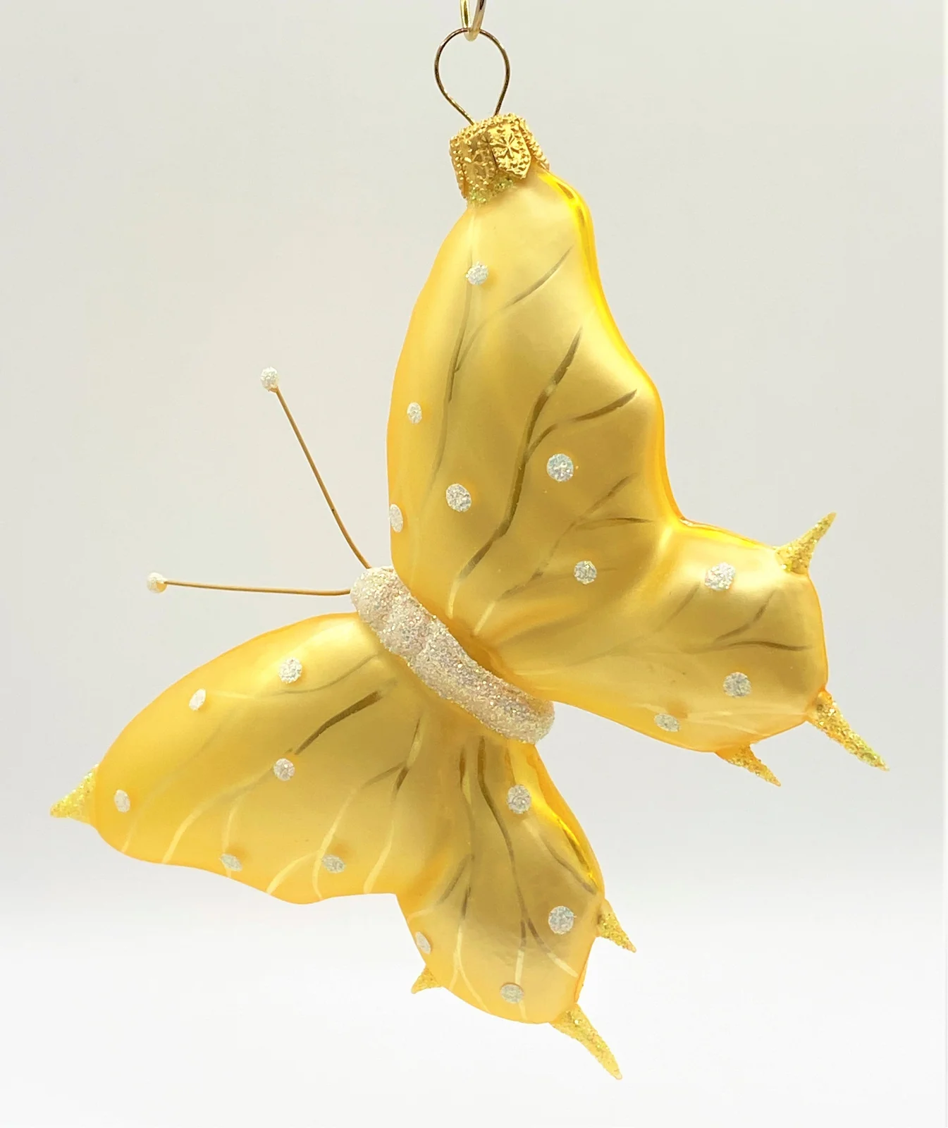Hanco Schmetterling gelb, weisse Tupfen