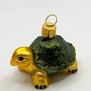 Glaspol Kleine grüne Schildkröte