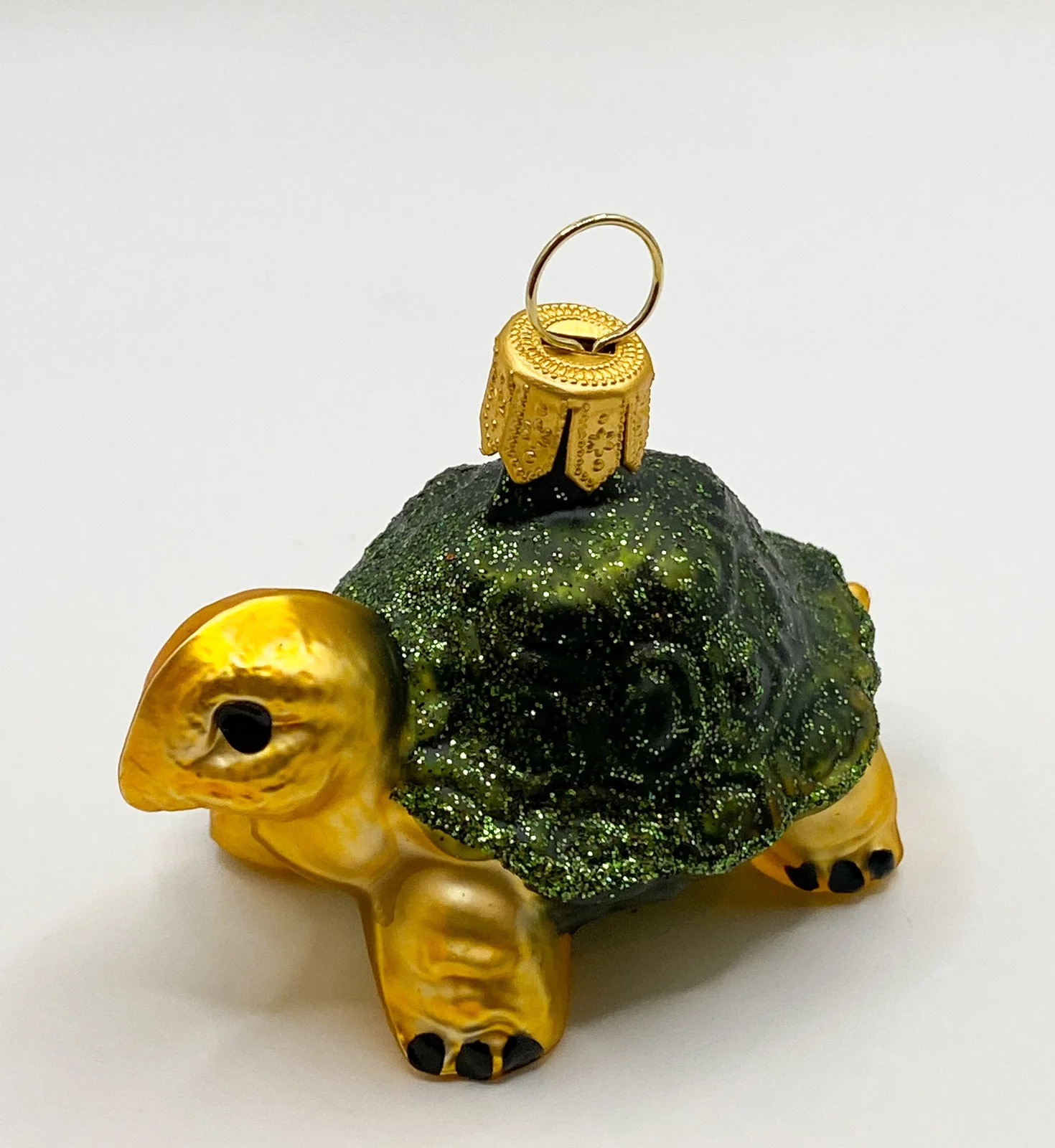 Glaspol Kleine grüne Schildkröte