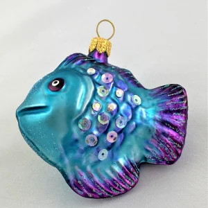 GMC Fisch türkis violett