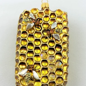 GMC Honigwabe mit Bienen, dunkel