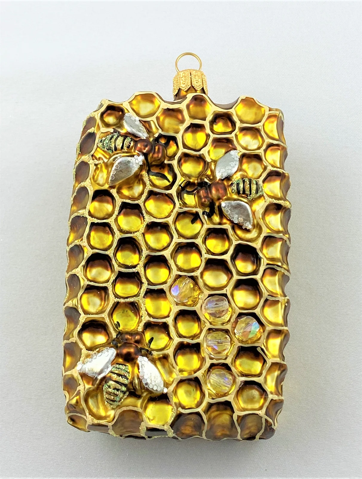 GMC Honigwabe mit Bienen, dunkel