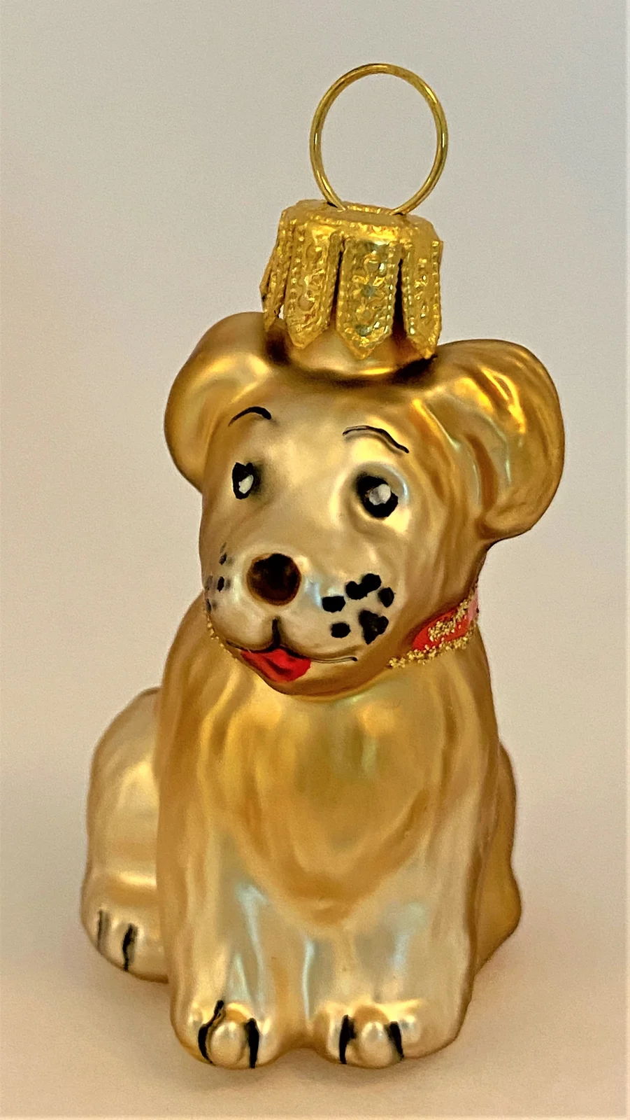 Glaspol Kleiner, knuffiger Mischling-Hund