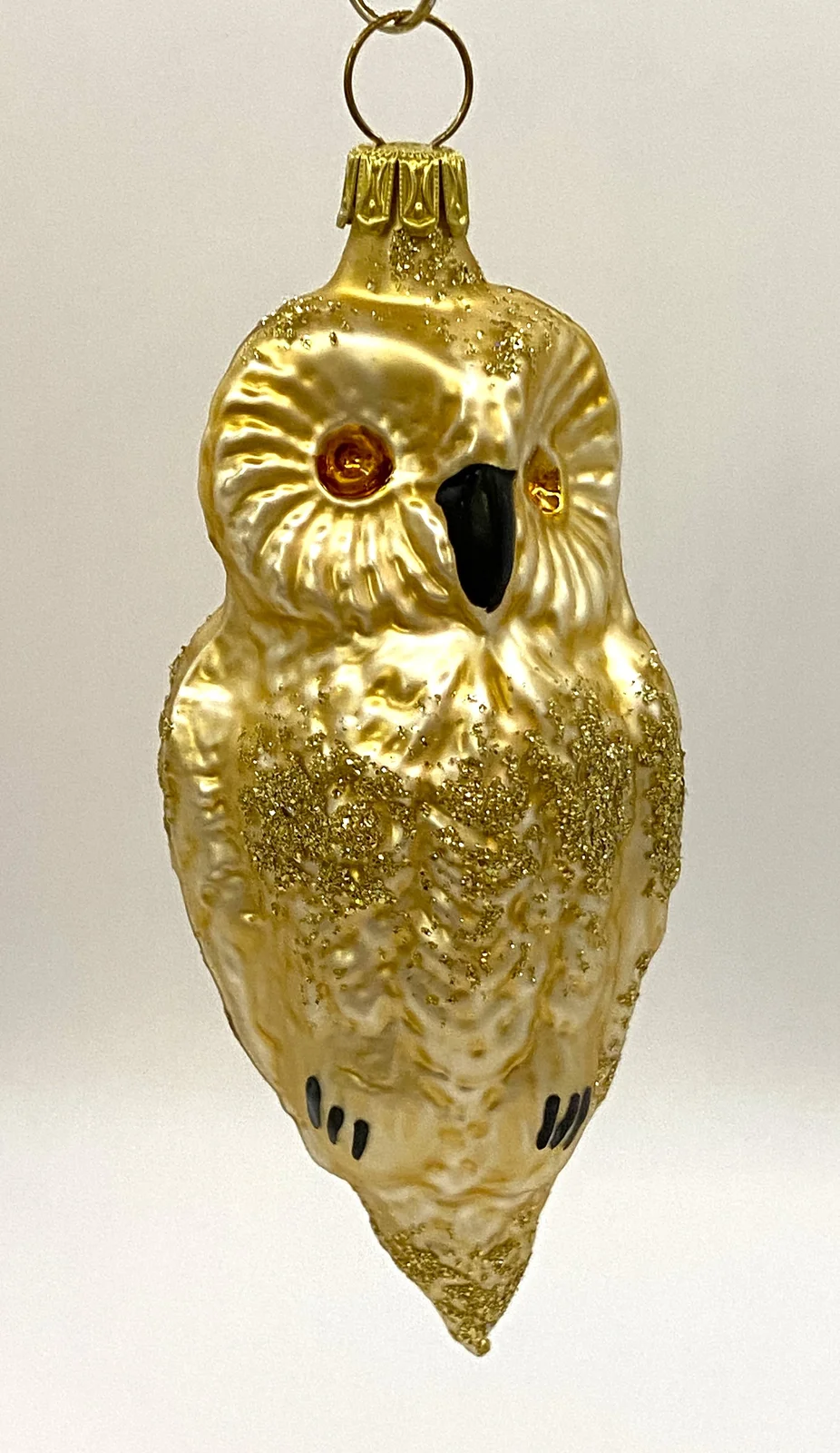 ANVA Klassische Weihnachts-Eule, Gold