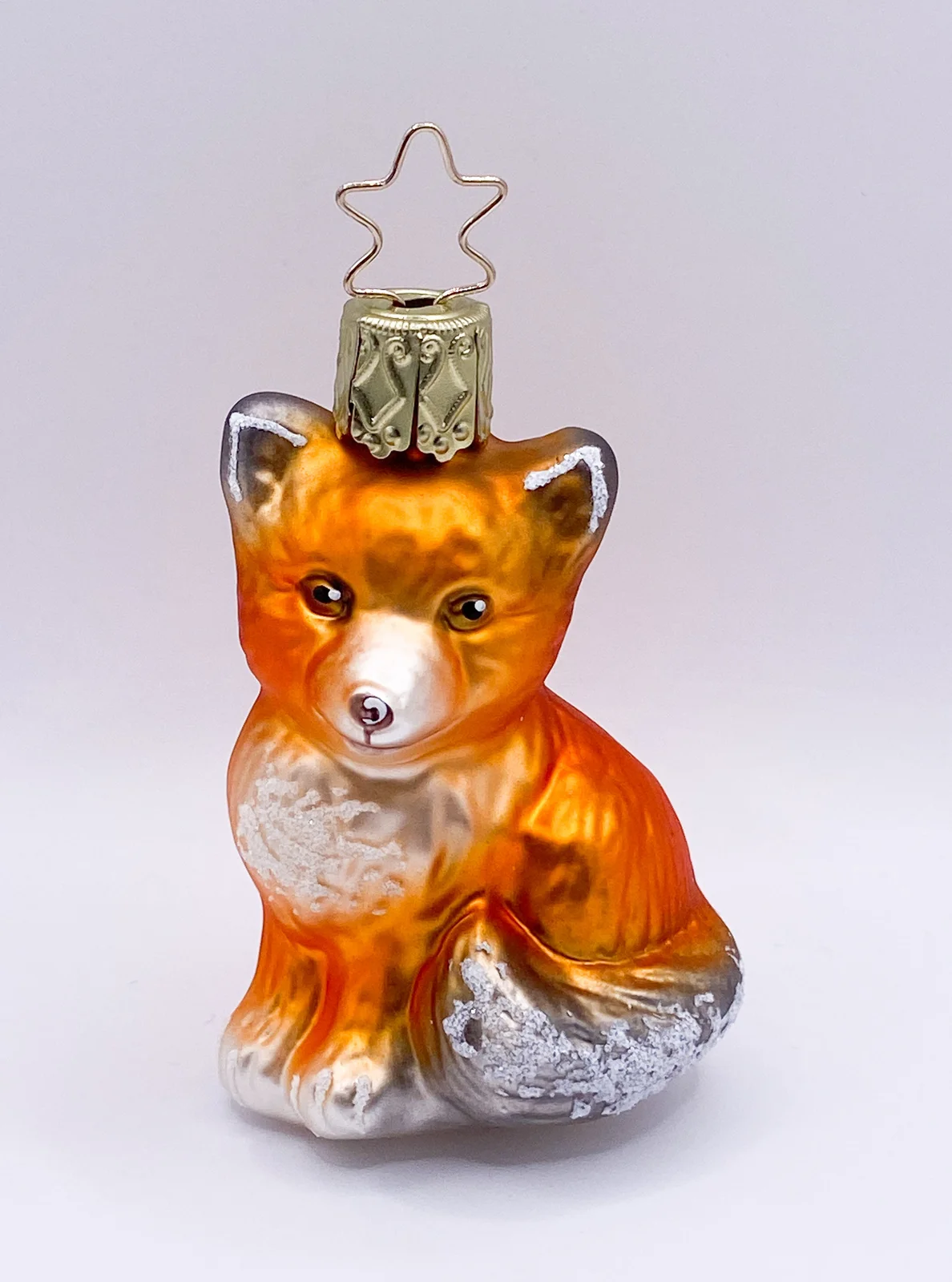 Inge-Glas Kleiner sitzender Fuchs-Welpe