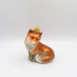 Hanco Sitzender verschmitzter Fuchs