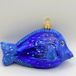 GMC Glänzend blauer Riff-Fisch