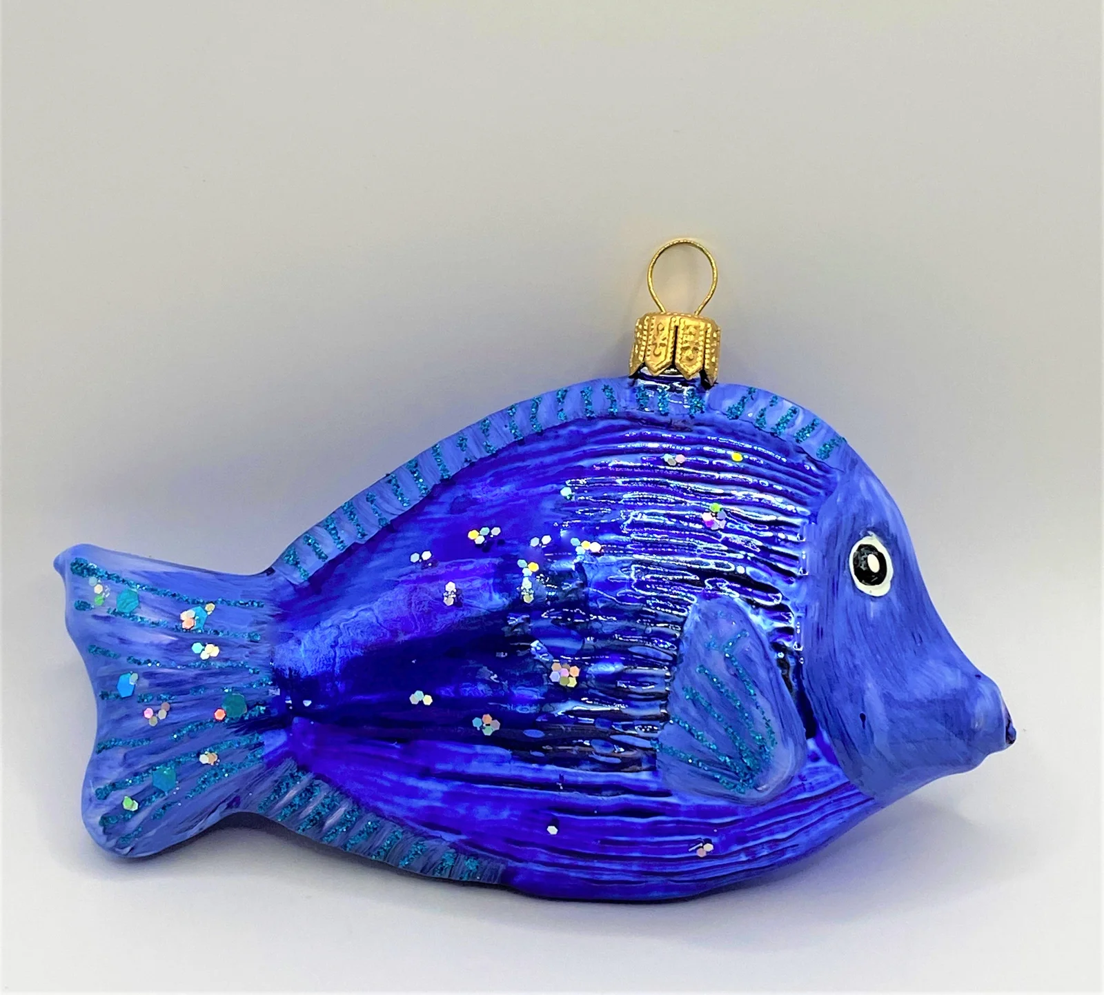 GMC Glänzend blauer Riff-Fisch