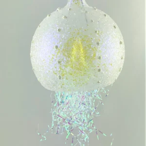 Ornex Qualle, Medusa transparent mit irisierendem Glimmer