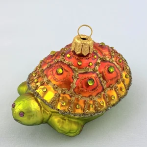 Hanco Schildkröte orange mit Glitzersteinen