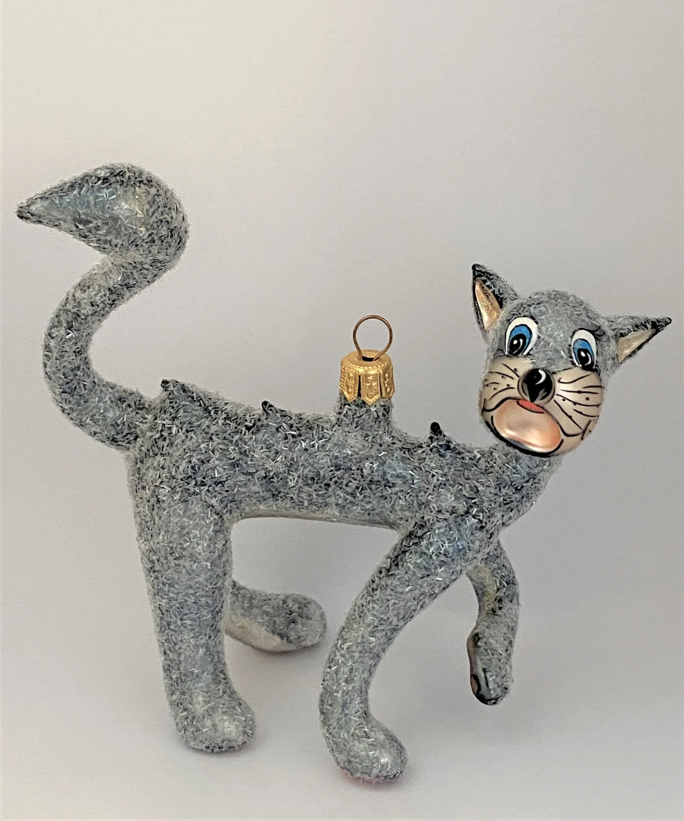 Wiktoria Grosse graue Katze