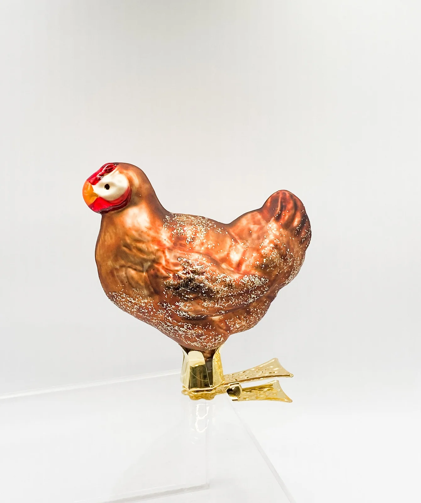 Hanco Braunes Huhn auf Clip