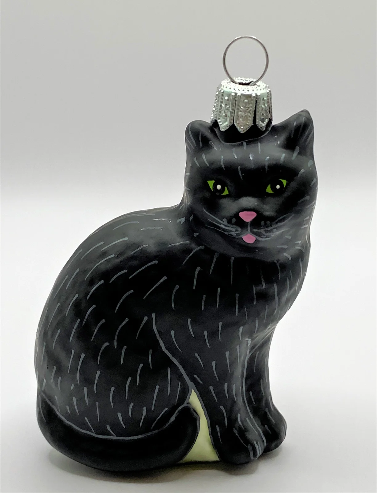 Hanco Katze sitzend, schwarz