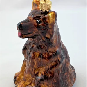 MaxGlass Sitzender brauner Hund