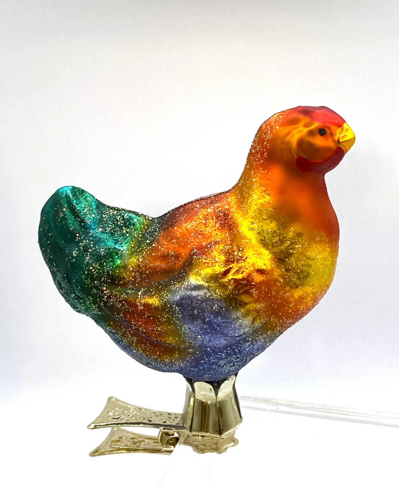 Hanco Buntes Huhn auf Clip
