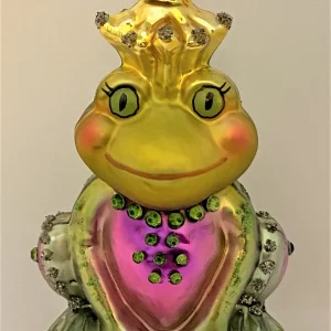 Hanco Fröhlicher Froschkönig mit Glitzersteinen