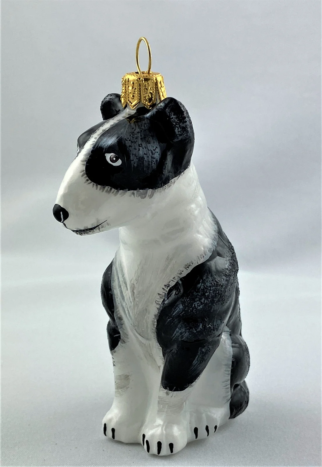 Impuls Schwarz gefleckter Bullterrier